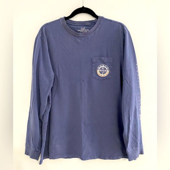 Vineyard Vines Long Sleeves T- Shirt Men Size L - Picture 1 of 8